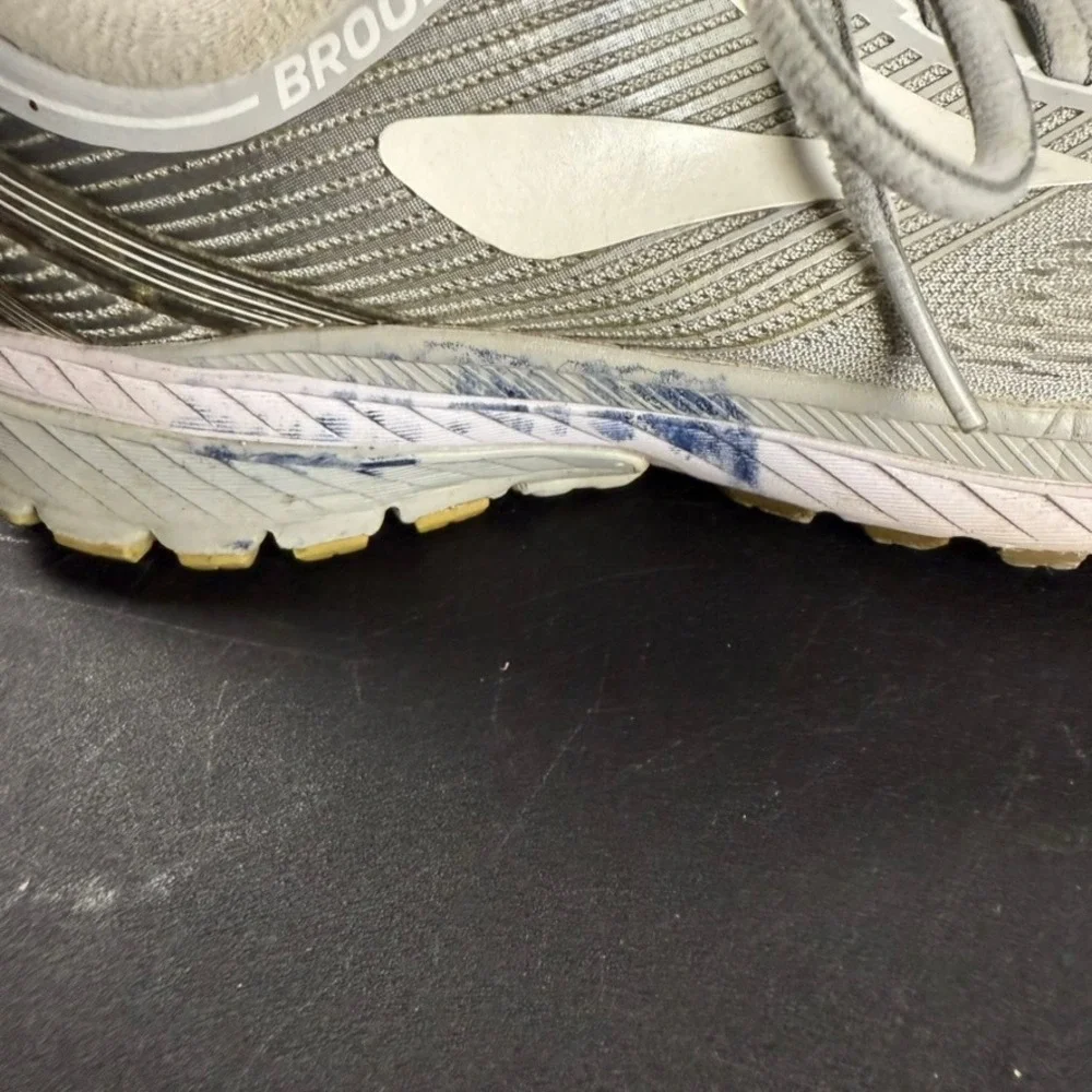 Brooks Ghost 10‎ Running Shoes Women's Size 7 Gray Athletic Sneakers DNA Cushion